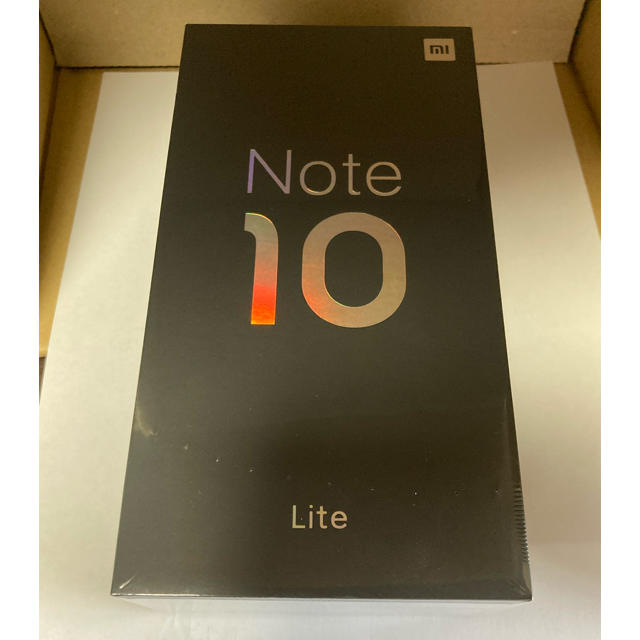 【新品】Mi Note 10 Lite グレイシャーホワイト SIMフリー