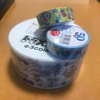 スリーコインズ(3COINS)のドラえもん パッキングテープ マステ のセット(キャラクターグッズ)