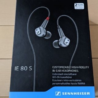 ゼンハイザー(SENNHEISER)のSENNHEISER  IE 80 S  onsoケーブル付【イヤホン】(ヘッドフォン/イヤフォン)