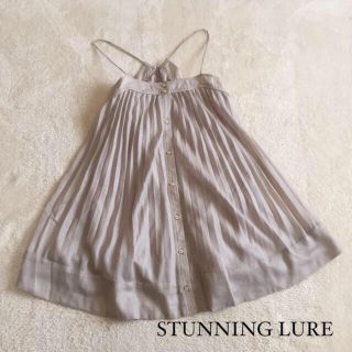 スタニングルアー(STUNNING LURE)のchimn様専用 スタニングルアー♡プリーツキャミ(シャツ/ブラウス(半袖/袖なし))