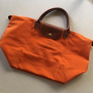 ロンシャン(LONGCHAMP)の【りんご21さま専用】ロンシャン　プリアージュ　M オレンジ(トートバッグ)