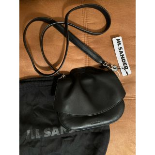 ジルサンダー(Jil Sander)のジルサンダーショルダーバッグミニバッグポシェットレザーブラック黒新品(ショルダーバッグ)