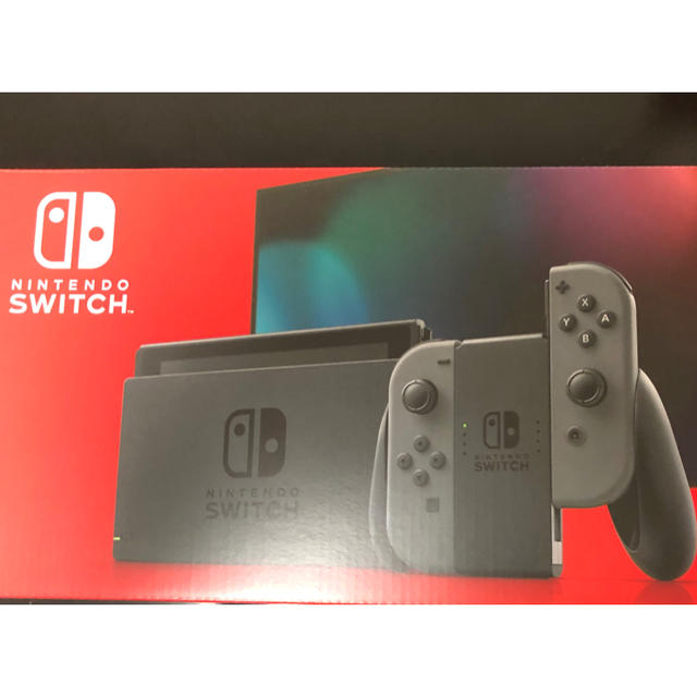 NINTENDO SWITCH グレー　バッテリー持続時間が長くなったタイプ