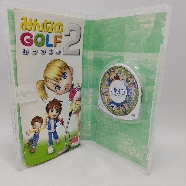 PlayStation Portable(プレイステーションポータブル)のみんなのGOLF ポータブル2（PSP the Best） PSP エンタメ/ホビーのゲームソフト/ゲーム機本体(携帯用ゲームソフト)の商品写真