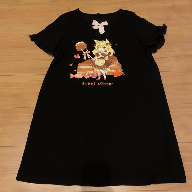 To Alice(トゥアリス)のTo alice Tシャツワンピース　ゆめかわいい　原宿 レディースのワンピース(ミニワンピース)の商品写真