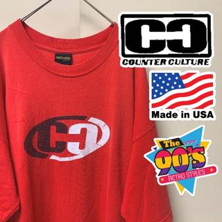 カウンターカルチャー(Counter Culture)の90s スケーター系ブランド カウンターカルチャー Tシャツ XL (Tシャツ/カットソー(半袖/袖なし))