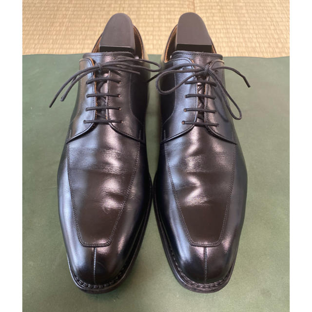 スコッチグレイン　scotchgrain 黒ユーチップ　サイズ26cm 3E メンズの靴/シューズ(ドレス/ビジネス)の商品写真