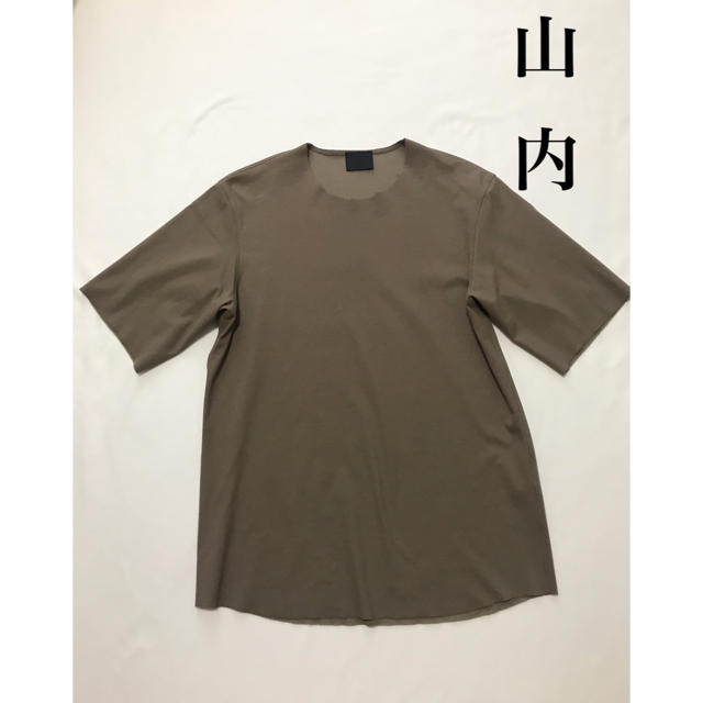 山内　ヤマウチ　◆ フリーカット強撚ポンチ　Tシャツメンズ