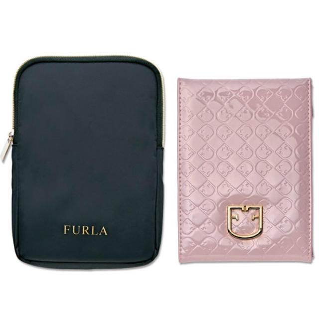 Furla(フルラ)のsweet付録☆FURLAミラー&ポーチ レディースのファッション小物(ミラー)の商品写真