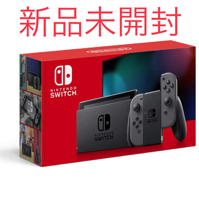 【今日の超目玉】 - Switch Nintendo 【新品未開封】Nintendo グレー 本体 Switch 家庭用ゲーム機本体