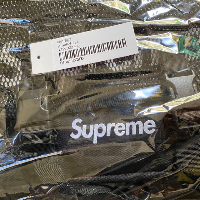 Supreme 20ss Waist Bag black 黒