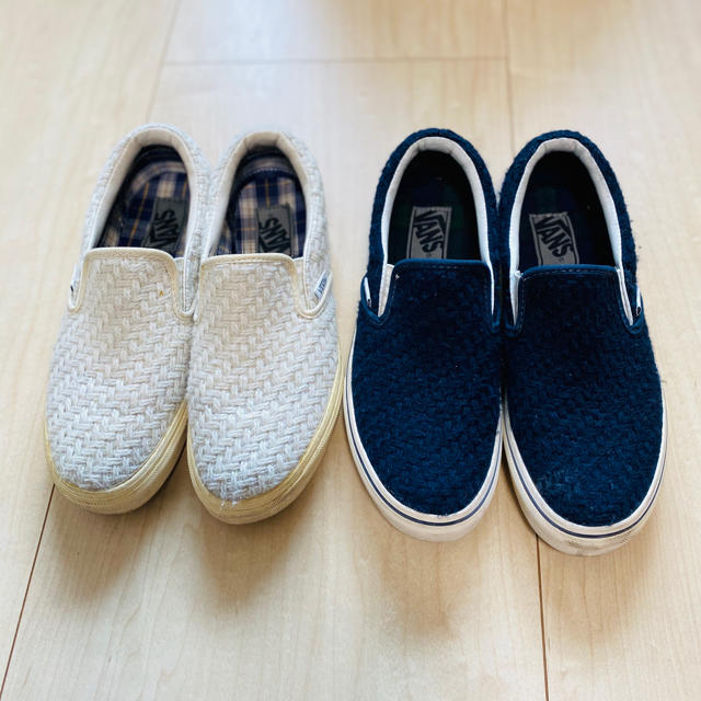 VANS(ヴァンズ)のVANS レディススリッポン　2色セット（24㎝） レディースの靴/シューズ(スリッポン/モカシン)の商品写真