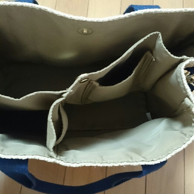 FELISSIMO(フェリシモ)のフェリシモ☆ラミプリュス　T字仕切りのカゴ風トートバッグ♪ レディースのバッグ(トートバッグ)の商品写真