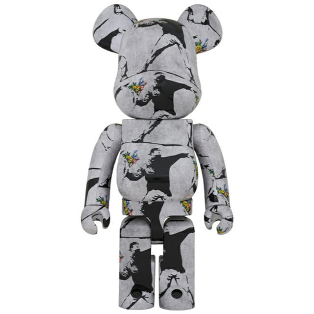 BE@RBRICK FLOWER BOMBER 100%&400% バンクシー