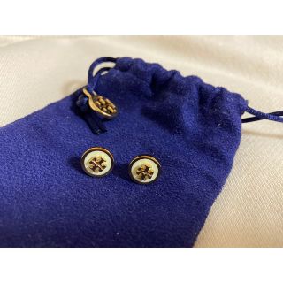 トリーバーチ(Tory Burch)のトリーバーチ　ロゴピアス　美品(ピアス)