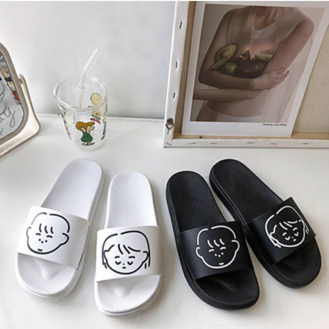 サンダル　韓国　メンズ　ウィメンズ　 レディースの靴/シューズ(サンダル)の商品写真