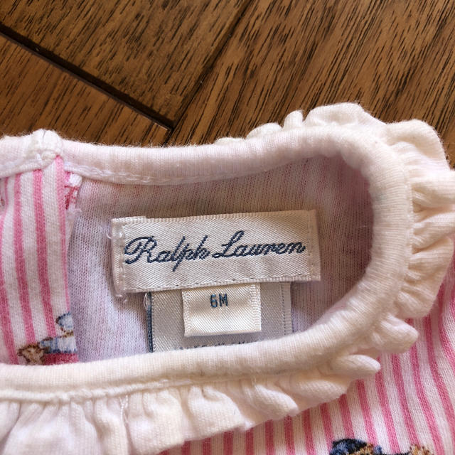 POLO RALPH LAUREN(ポロラルフローレン)のポロベア　ロンパース　6M キッズ/ベビー/マタニティのベビー服(~85cm)(ロンパース)の商品写真