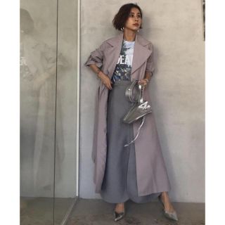 Ameri VINTAGE(トレンチコート ・ パープル/紫色系)のフリマ Ameri VINTAGE(トレンチコート ・ パープル/紫色系)のフリマ