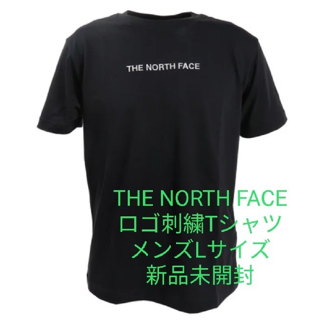 THE NORTH FACE ロゴ刺繍Tシャツ　メンズ　Lサイズ　新品