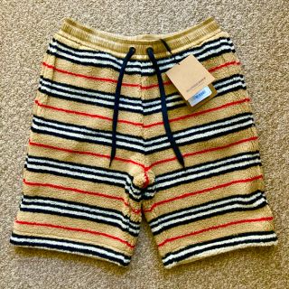 バーバリー(BURBERRY)の新品【 BURBERRY 】Icon Stripe Fleece Shorts(ショートパンツ)