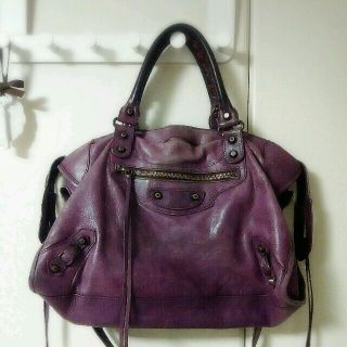 バレンシアガバッグ(BALENCIAGA BAG)のBALENCIAGA❤パープル(ハンドバッグ)