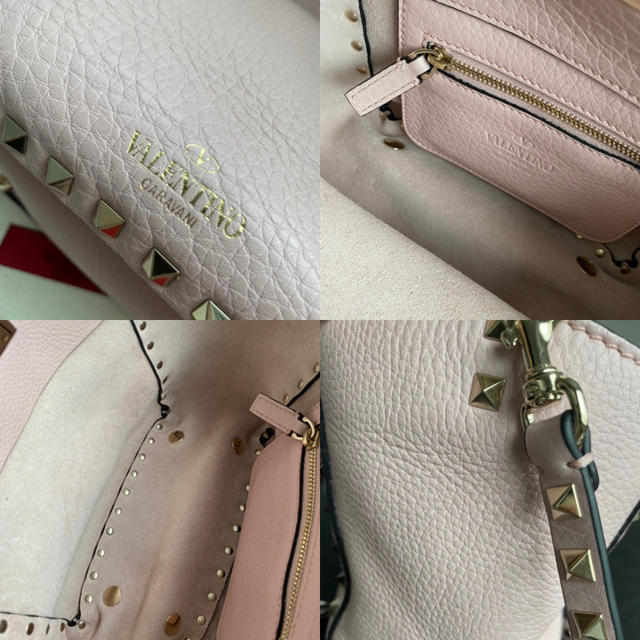 ヴァレンティノ　未使用　VALENTINO ロックスタッズ　ミニ　トートバッグバッグ