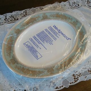 ウェッジウッド(WEDGWOOD)の新品　ウェッジウッド　コロンビア　セージグリーン　オーバルプレート　35.5cm(食器)