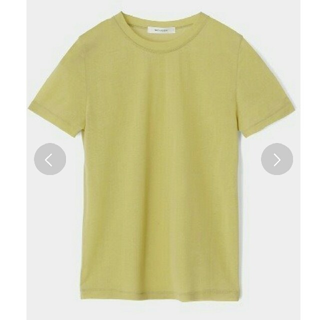 moussy(マウジー)のmoussy完売シアーTシャツライム2 レディースのトップス(Tシャツ(半袖/袖なし))の商品写真