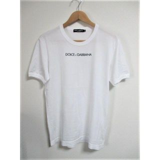 ドルチェアンドガッバーナ(DOLCE&GABBANA)の☆ドルチェアンドガッバーナ ドルガバ プリント ロゴ Tシャツ/メンズ/44(Tシャツ/カットソー(半袖/袖なし))