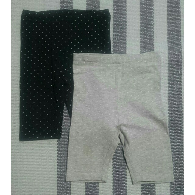 MUJI (無印良品)(ムジルシリョウヒン)の無印良品 ハーフパンツ 80 2点セット キッズ/ベビー/マタニティのベビー服(~85cm)(パンツ)の商品写真