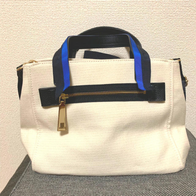 美品 マリアンヌ 2wayショルダートートバッグ LANVIN en Bleu