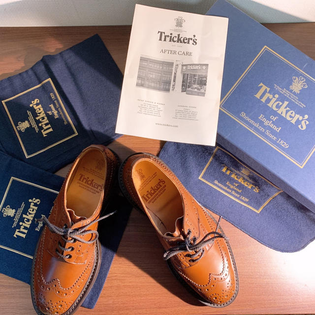 ウィングチップ【試着のみ】Tricker's Bourtonトリッカーズバートン UK7.5