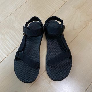 テバ(Teva)のTeva テバ サンダル レディース ユニバーサル 黒24cm(サンダル)