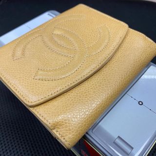 シャネル(CHANEL)のシャネル　プレオウンド　二つ折り財布(財布)