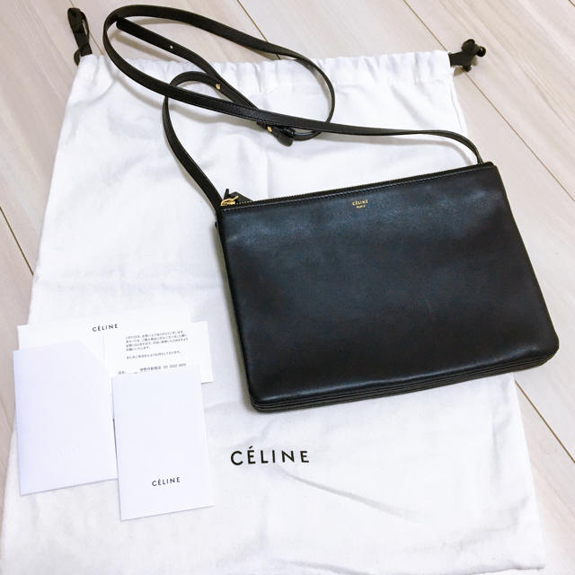 売れ筋介護用品も! celine ラージ トリオ 【mmama】セリーヌ