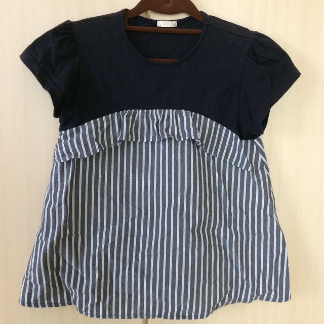 GU(ジーユー)のGU チュニック  ガールズ150 キッズ/ベビー/マタニティのキッズ服女の子用(90cm~)(Tシャツ/カットソー)の商品写真