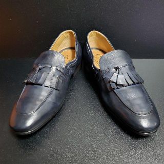 新品 上質 ブランキーニ  ローファー モカシン 汚れ加工