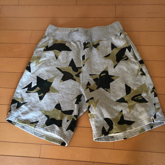 A BATHING APE - ベイシングエイプ スターカモハーフパンツ Mサイズの