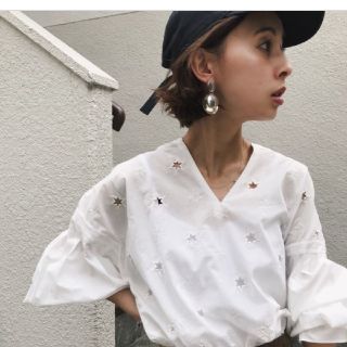 アメリヴィンテージ(Ameri VINTAGE)のAMERILANTERN STARS BLOUSE(シャツ/ブラウス(長袖/七分))