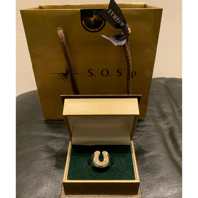 安い購入 S.O.S fp - シンパシーオブソウル　ホースシューリング　シルバー×k18イエローゴールドダイヤ リング(指輪)