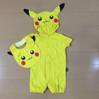 コムサイズム(COMME CA ISM)の*美品*コムサ...ピカチュー  70(ロンパース)