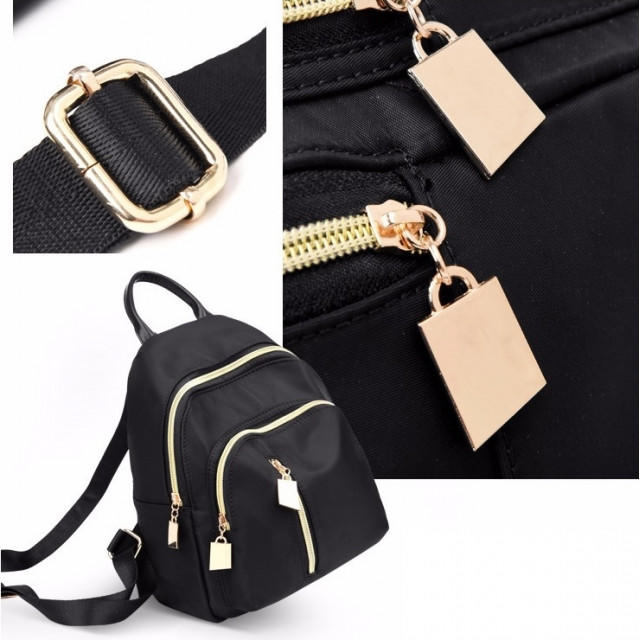 【数量限定】ミニリュック　カバン　小さめ　黒　レディース　バッグ レディースのバッグ(リュック/バックパック)の商品写真