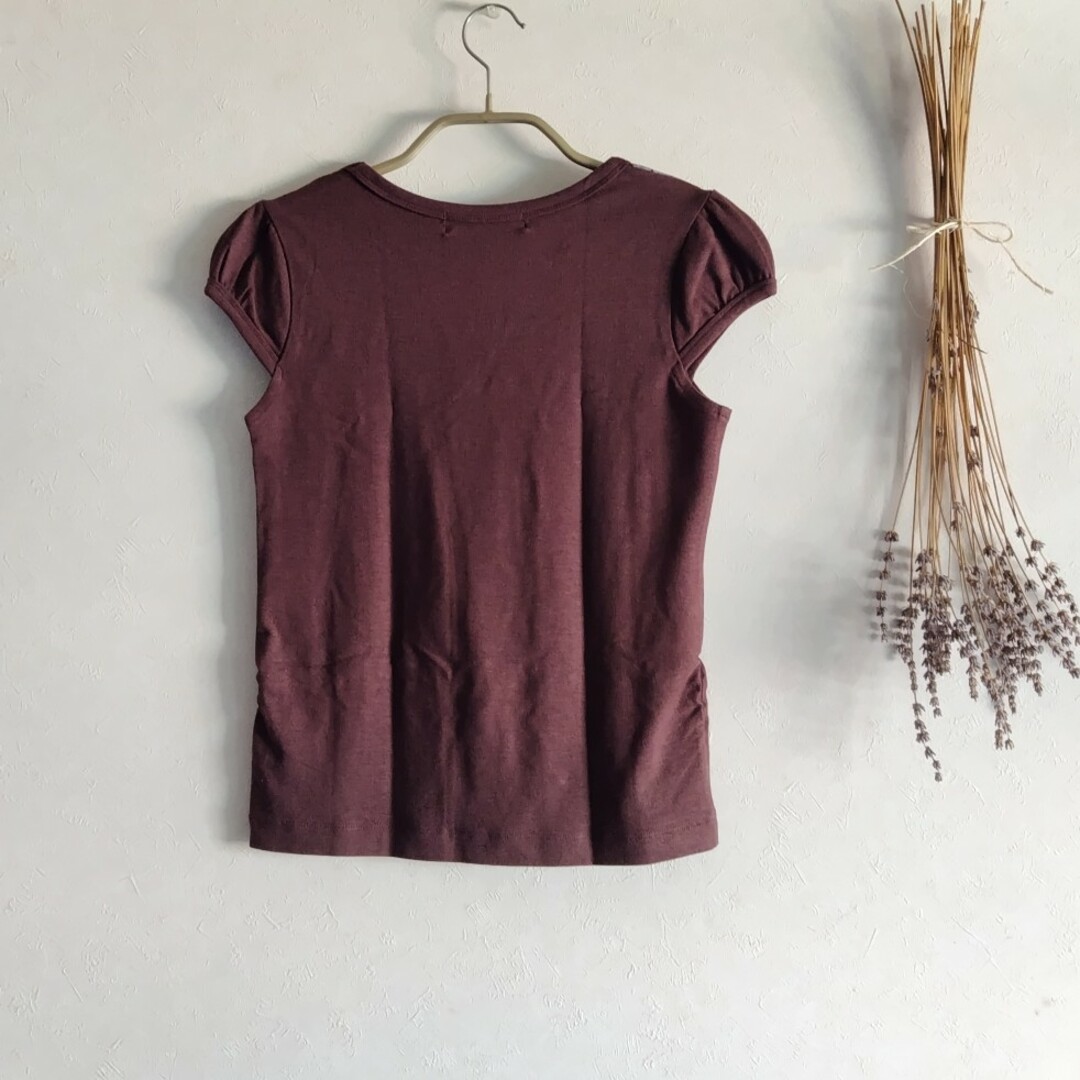 MODA CARINA韓国服♡Tシャツ茶 キッズ/ベビー/マタニティのキッズ服女の子用(90cm~)(Tシャツ/カットソー)の商品写真