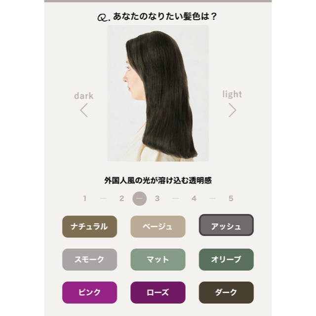 カラリス　ヘアカラー　アッシュ2.5  コスメ/美容のヘアケア/スタイリング(カラーリング剤)の商品写真