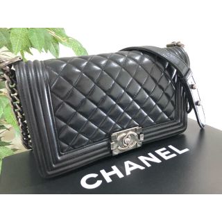 シャネル(CHANEL)のありす様専用 ボーイシャネル チェーンショルダーバッグ ブラック(ショルダーバッグ)