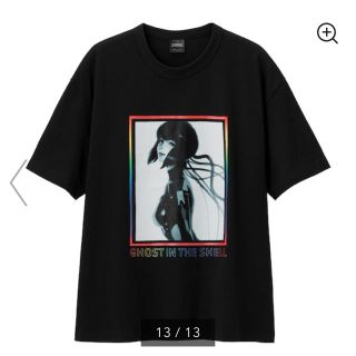 ジーユー(GU)の攻殻機動隊　GU ジーユー　Tシャツ　Ｌサイズ(Tシャツ/カットソー(半袖/袖なし))