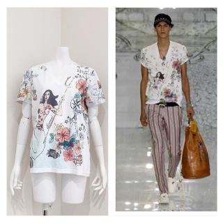 グッチ(Gucci)のGUCCI   new-tattoo マーメイド　未使用　Tシャツ(Tシャツ/カットソー(半袖/袖なし))