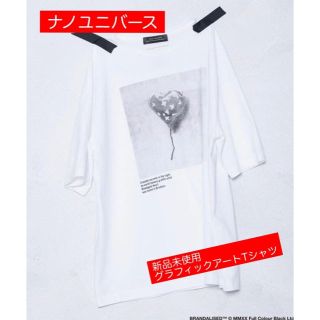 ナノユニバース(nano・universe)のナノユニバース《WEB限定》BKS BIG Tシャツ「Heart Ballon」(Tシャツ/カットソー(半袖/袖なし))