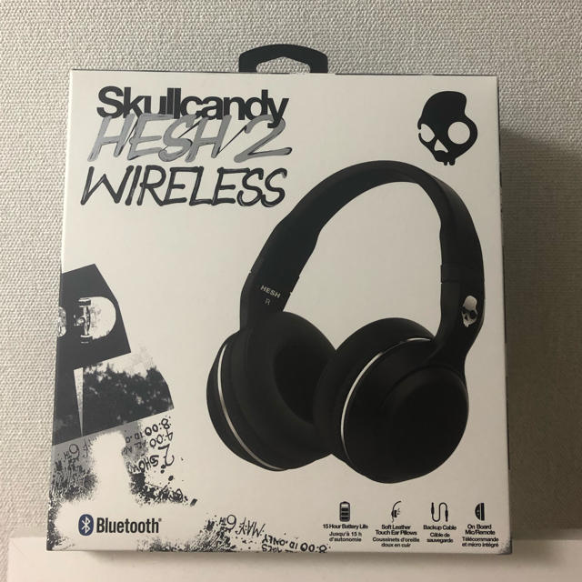 Skullcandy(スカルキャンディ)の【ya様限定】Skullcandy HESH2 WIRELESS  スマホ/家電/カメラのオーディオ機器(ヘッドフォン/イヤフォン)の商品写真