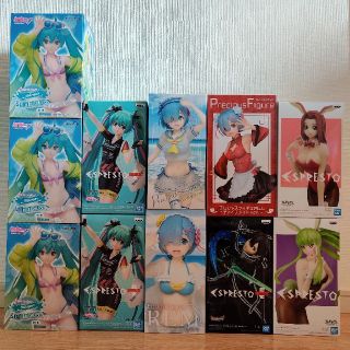 バンダイ(BANDAI)のフィギュア　11体　初音ミク　コードギアス　ソードアートオンライン　Re:ゼロ(フィギュア)